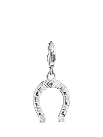 THOMAS SABO Western Horseshoe Pendant Charm, Silver, Silver