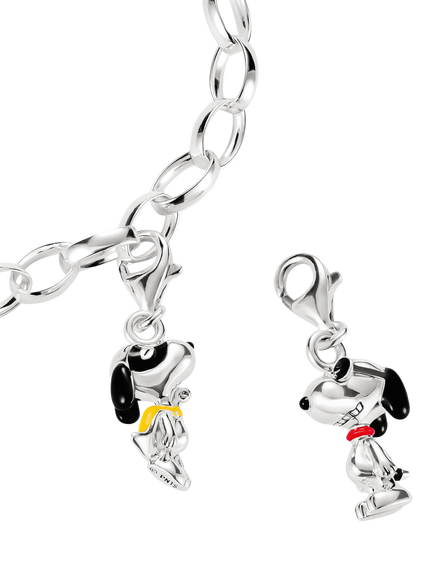 THOMAS SABO Snoopy Superhero Charm Pendant - view 2, Silver/Multi