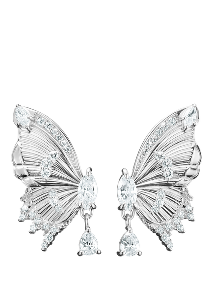 THOMAS SABO Paradise Butterfly Earrings, Silver, Silver