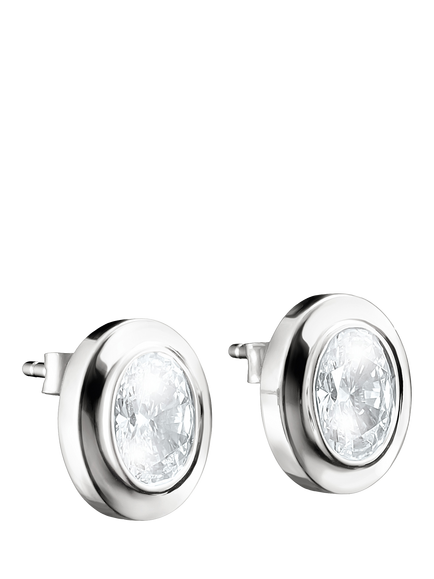 THOMAS SABO Oval Stud Earrings, Silver, Silver