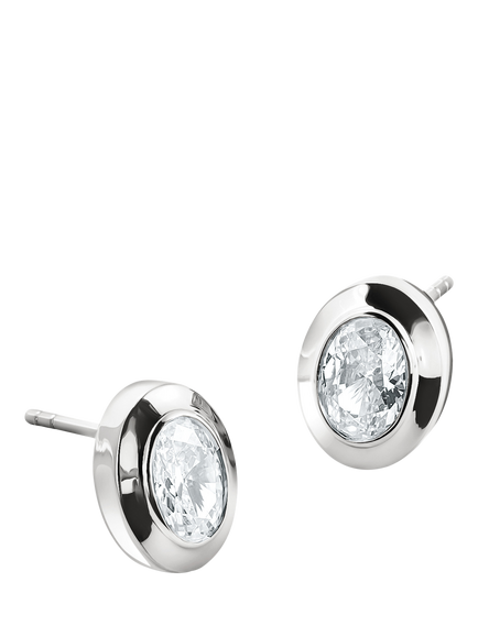 THOMAS SABO Oval Stud Earrings, Silver - view 2, Silver