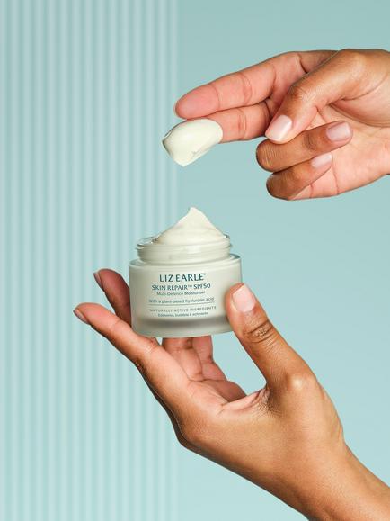 Liz Earle Skin Repair™ SPF 50 Multi-Defence Moisturiser, 50ml - view 2, 