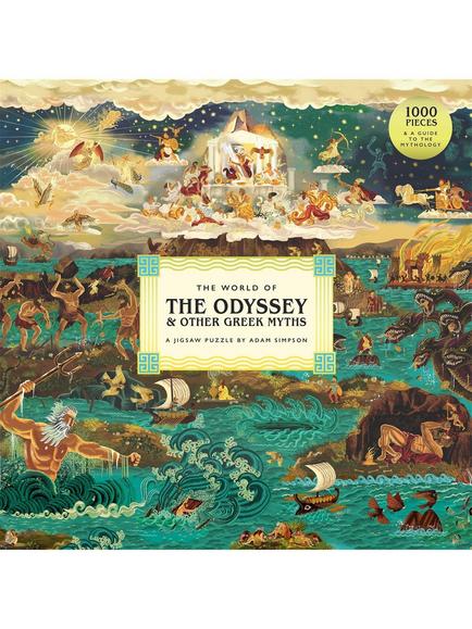Laurence King Publishing World of The Odyssey 1000 Piece Jigsaw Puzzle, Multi