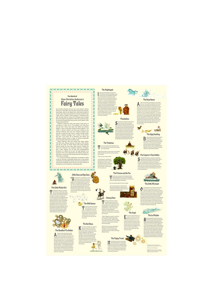 Laurence King Publishing The World of Hand Christian Andersens' Fairy Tales Jigsaw Puzzle, 1000 Pieces - view 2, Multi
