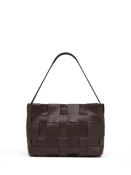 St. Agni Woven Large Tote, Chocolate, Chocolate
