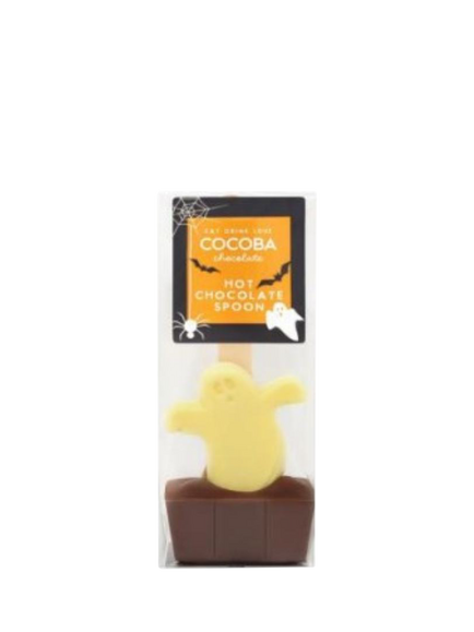 Cocoba Ghost Milk and White Hot Chocolate Spoon, 35g, Multi