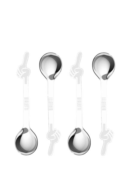 Bialetti Stainless Steel Coffee Spoons, Set of 4 - view 2, Silver