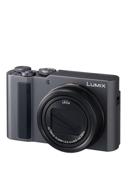 Panasonic Lumix DC-TZ300 Super Zoom Digital Camera, 4K Ultra HD, 20.1MP, 15x Optical Zoom, Wi-Fi, Bluetooth, 3” LCD Touch Screen, Silver - view 2, Silver