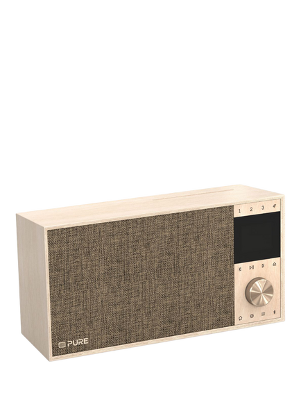 Pure Evoke Home II DAB/DAB+/FM/Internet Bluetooth All-in-One Music System with Remote Control, Birch