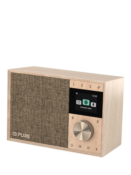 Pure Evoke One DAB+/FM/Internet Bluetooth Radio, Birch