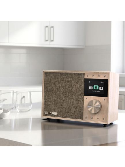Pure Evoke One DAB+/FM/Internet Bluetooth Radio - view 2, Birch