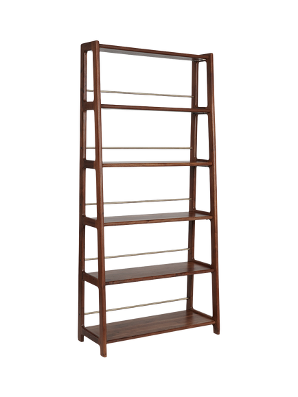 Swoon Noah Shelving Unit, Dark Brown, Dark Brown Acacia