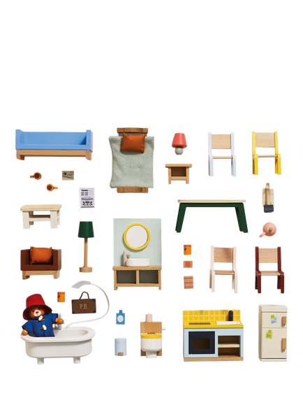 Le Toy Van Paddington Doll & 35-Piece Furniture Set - view 2, Multi