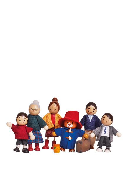 Le Toy Van Paddington Wooden Family Doll Set - view 2, Multi