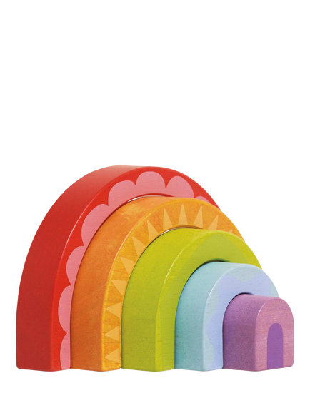Le Toy Van Stacking Rainbow, FSC-Certified (Rubber Wood), Multi