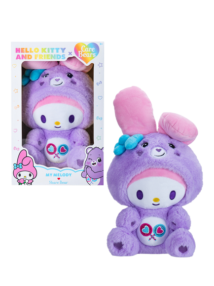 Care Bears Hello Kitty and Friends My Melody Share Bear, Multi