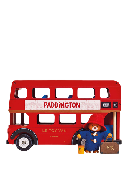 Le Toy Van Paddington Wooden Red London Bus, Multi