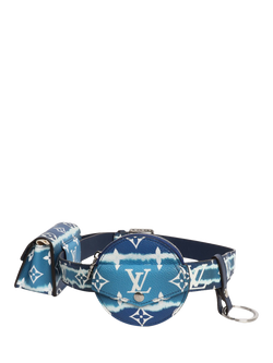 Pre-loved Louis Vuitton Escale Monogram Belt Pouch, Blue - view 2, Blue