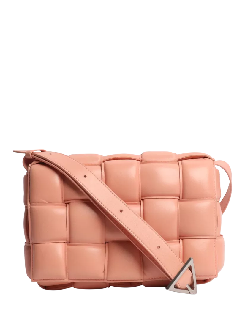 Pre-loved Bottega Veneta Padded Cassette Bag, Pink