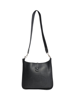 Pre-loved Hermès Evelyne Shoulder Bag, Black - view 2, Black