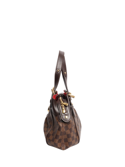 Pre-loved Louis Vuitton 2009 Damier Canvas Sistina Shoulder Bag, Brown - view 2, Brown