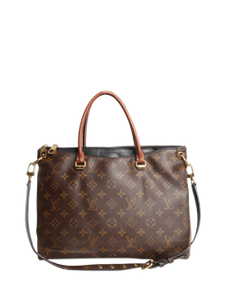 Louis Vuitton 2016 Monogram Pallas Shoulder Bag, Brown, Brown
