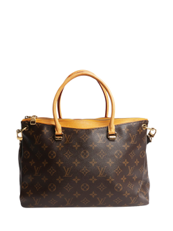 Pre-loved Louis Vuitton Monogram Pallas MM Bag, Brown, Brown