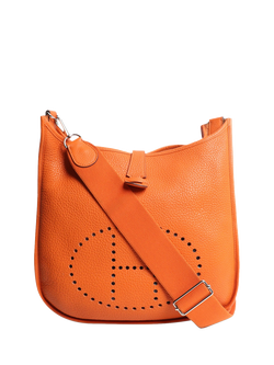 Pre-loved Hermès 2011 Evelyne Shoulder Bag, Orange, Orange