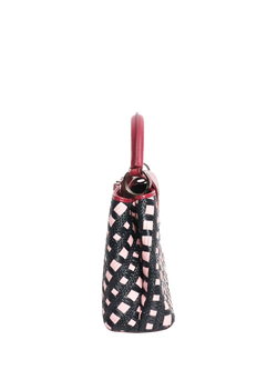 Pre-loved Louis Vuitton Capucines BB Shoulder Bag, Pink/Black - view 2, Pink/Black