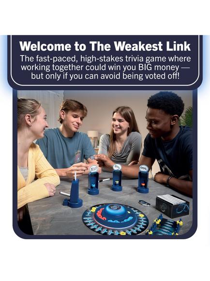 TOMY The Weakest Link Board Game - view 2, Black Multi Black