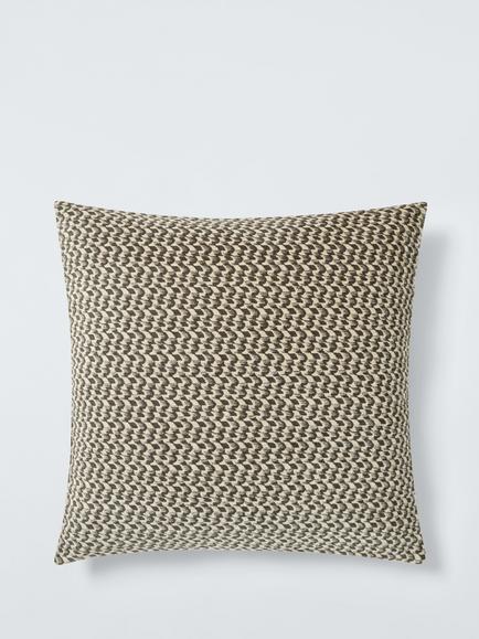 John Lewis Cha Cha Cushion, Sepia, Sepia