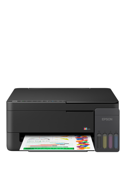 Epson EcoTank ET-2915 Three-In-One Wi-Fi Printer with High Capacity Integrated Ink Tank System, Black, Black