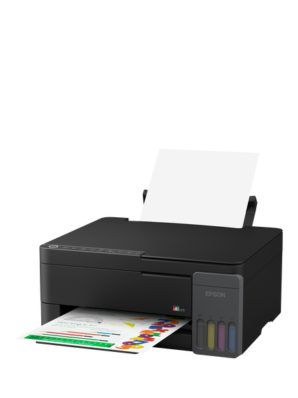 Epson EcoTank ET-2915 Three-In-One Wi-Fi Printer with High Capacity Integrated Ink Tank System, Black - view 2, Black