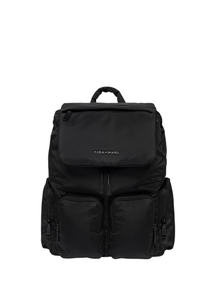 Tiba + Marl Alto Changing Backpack, Black, Black