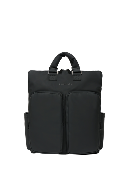 Tiba + Marl Ozzy 2.0 Changing Backpack, Black