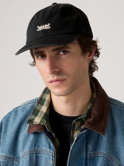 Levi's Rockridge Pure Cotton Dad Cap, Anthracite Night - view 2, Anthracite Night