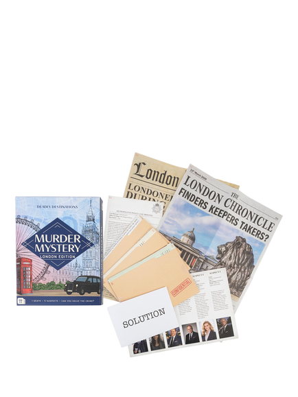 Talking Tables London Murder Mystery Detective Game - view 2, Multi Multi