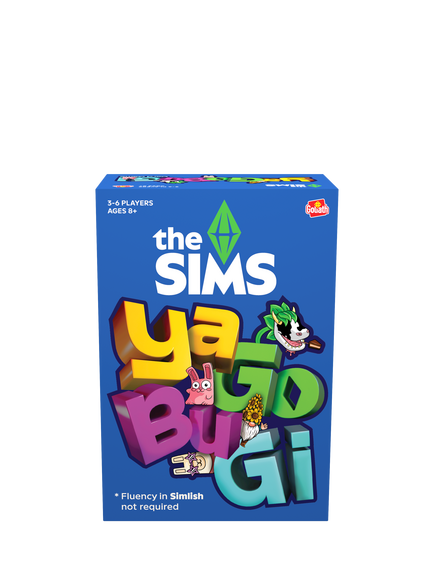YaGoBuGi Sims Language Card Game, Blue Multi Blue