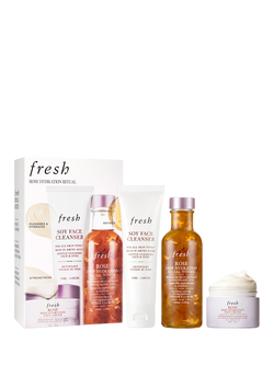 Fresh Rose Hydration Ritual Skincare Gift Set, Clear