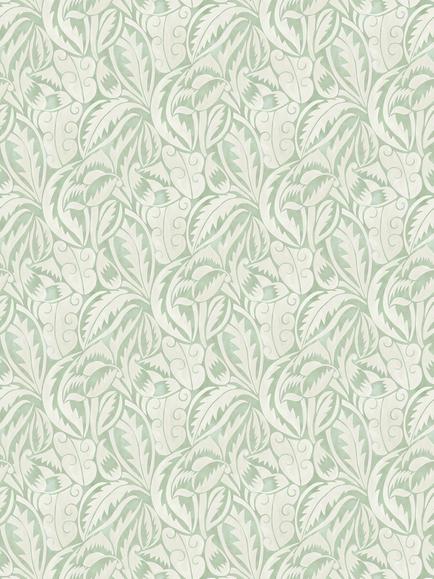 Osborne & Little Dufy Leaf Wallpaper, Celadon