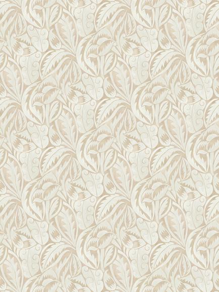Osborne & Little Dufy Leaf Wallpaper, Linen
