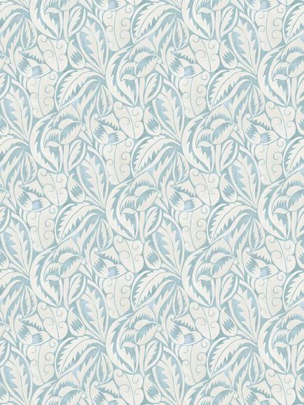 Osborne & Little Dufy Leaf Wallpaper, Sky
