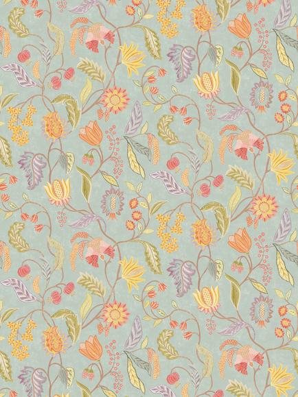 Osborne & Little Masino Wallpaper, Aqua