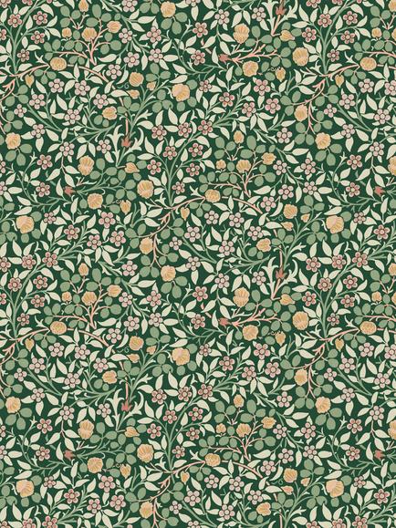 William Morris At Home Clover Wallpaper, Forest