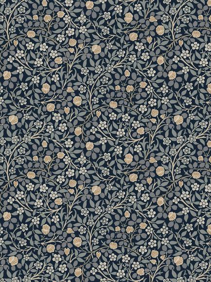 William Morris At Home Clover Wallpaper, Midnight