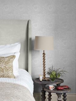 William Morris At Home Marigold Paintable Wallpaper, White - view 2, White