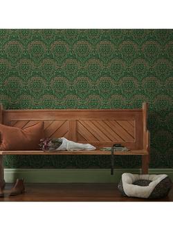 William Morris At Home Michaelmas Daisy Wallpaper - view 2, Forest