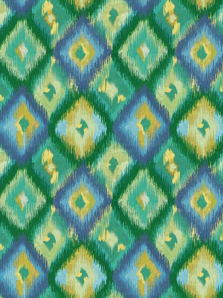 Osborne & Little Xanadu Wallpaper, Indigo/Emerald