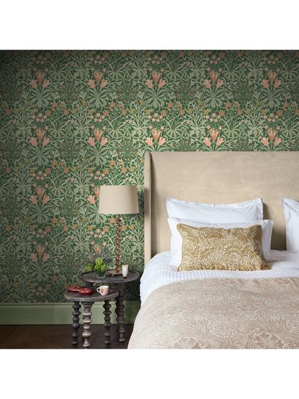 William Morris At Home Woodland Weeds Wallpaper - view 2, Forest