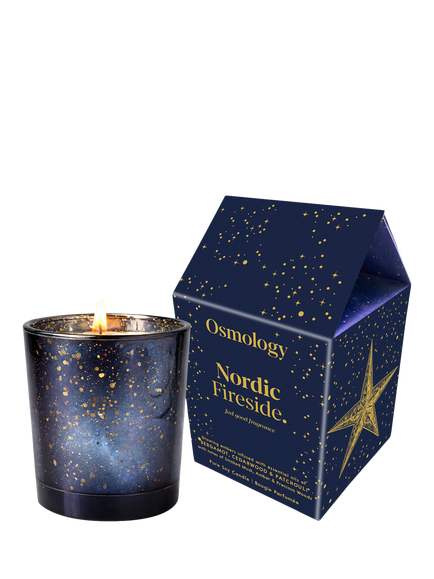 Osmology by Aery Nordic Fireside Candle, 200g, Blue